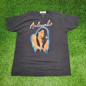 Aaliyah Dana-Haughton Shirt XL 23x30 Black R&B Pop-Culture